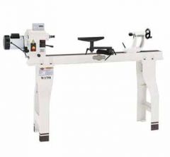 W1758 SHOP FOX® 16 inch X 43 inch Wood Lathe with Stand and DRO