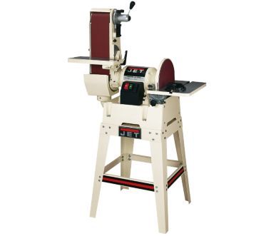 Standing belt sander outlet